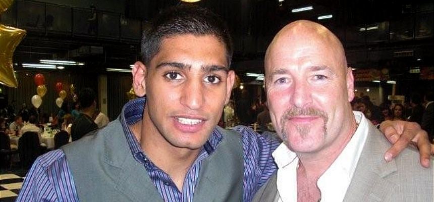 Richard Grimes and Amir Khan